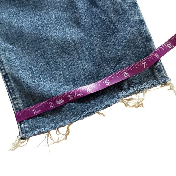 Judy Blue Dad Jeans Women’s 18W Blue high rise Distressed Cabincore Grunge - Picture 10 of 13